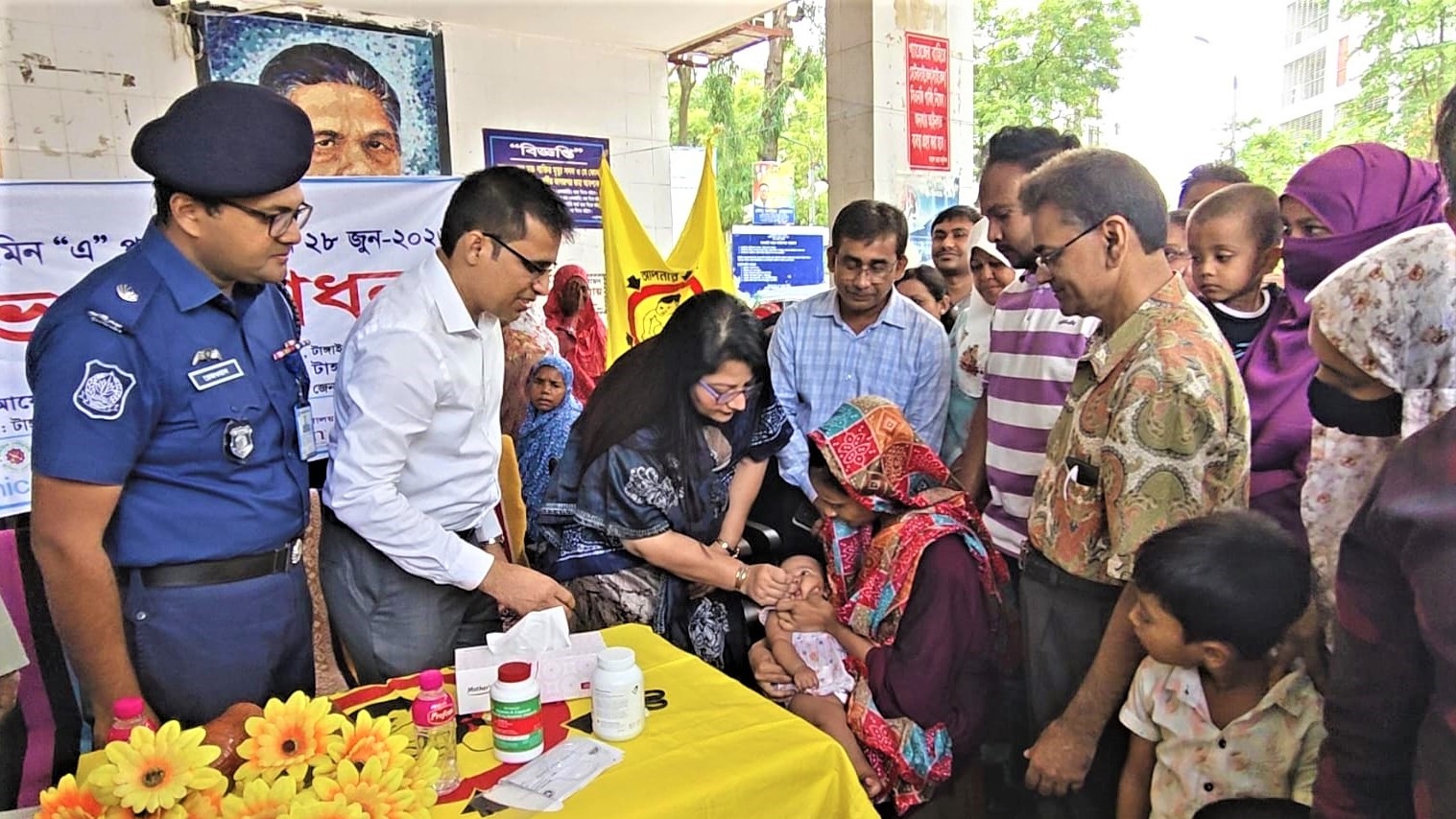 টাঙ্গাইলে জাতীয় ভিটামিন ‘এ’ প্লাস ক্যাপসুল ক্যাম্পেইনের উদ্বোধন